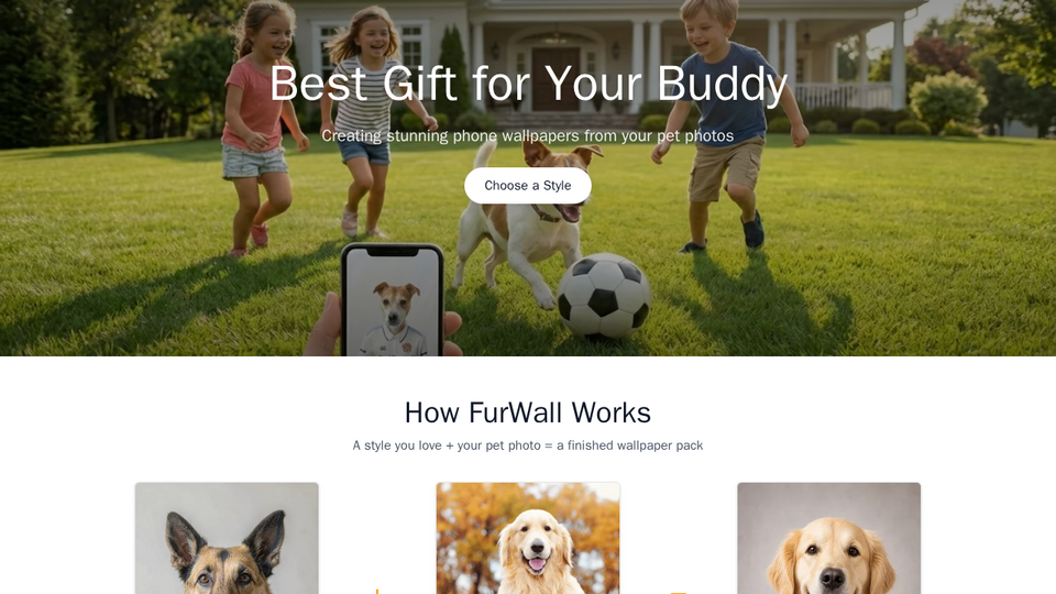 Screenshot of FurWall