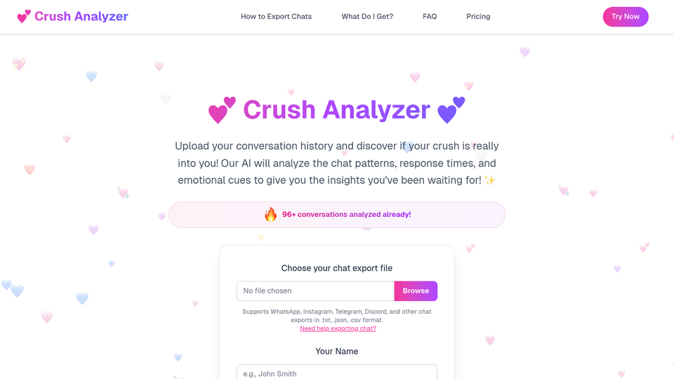 Screenshot of Crush Analyzer