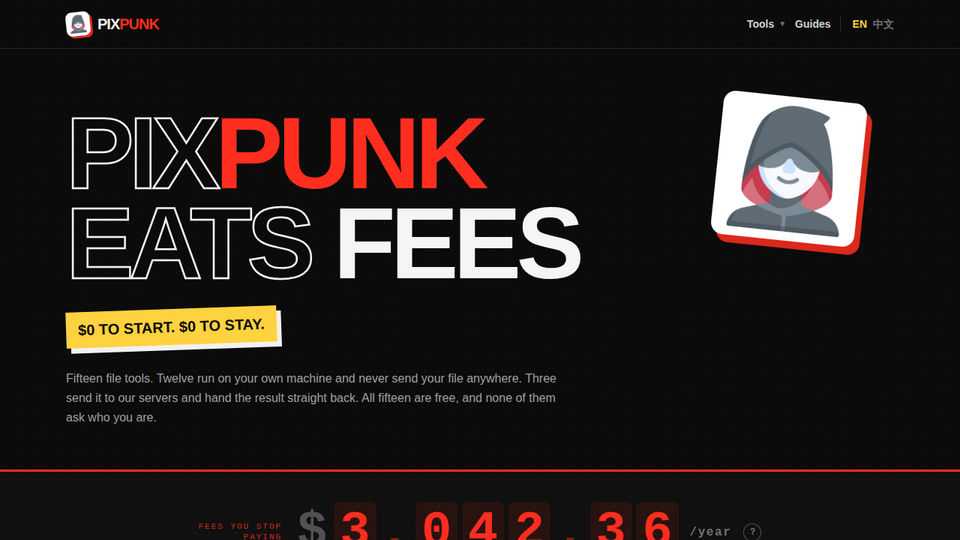 Screenshot of PixPunk