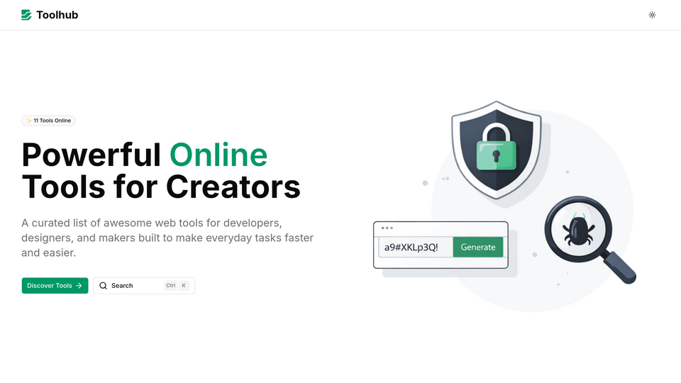 Screenshot of Toolhub