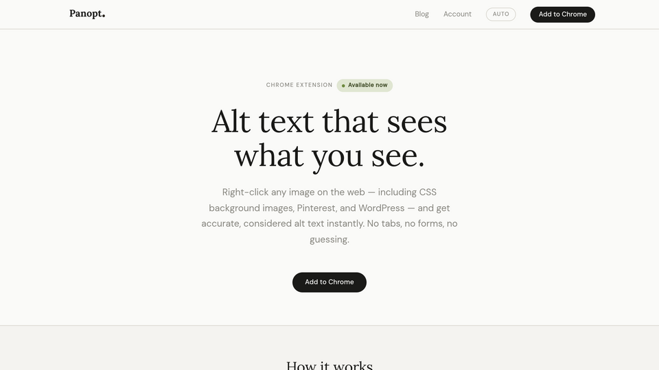 Screenshot of Panopt