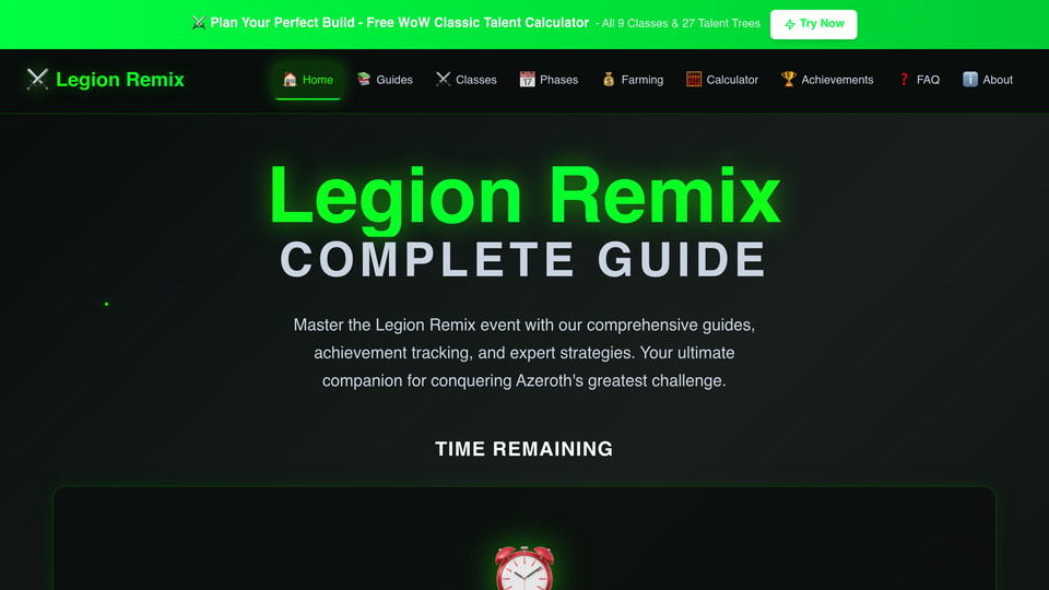 Screenshot of Legion Remix