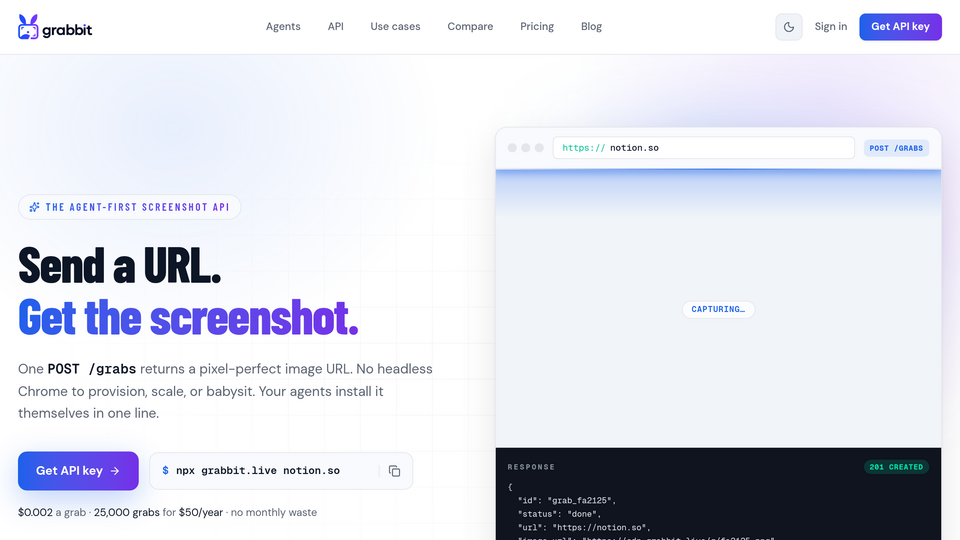 Screenshot of Grabbit