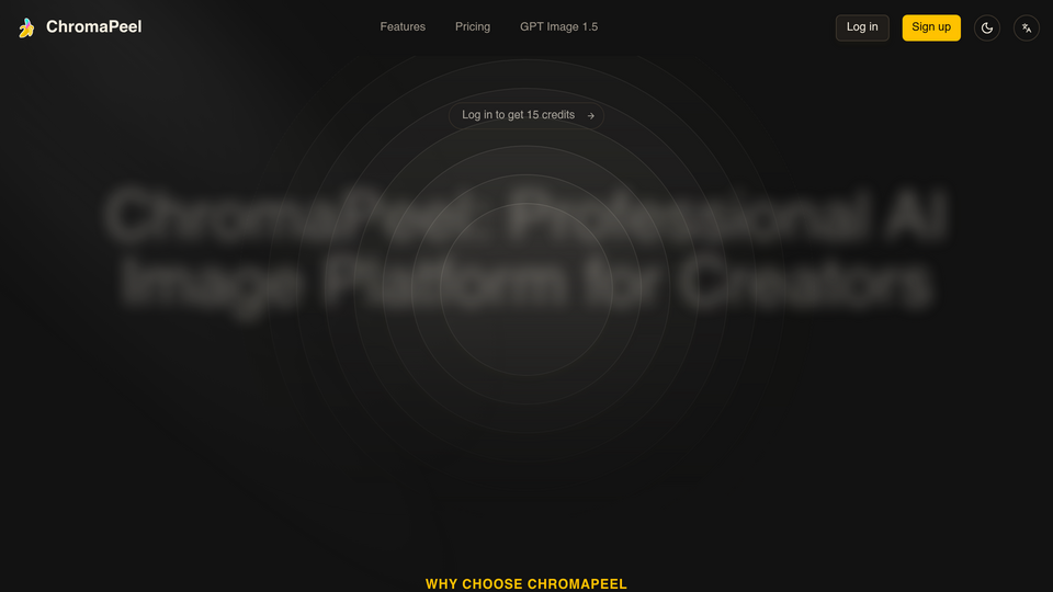 Screenshot of ChromaPeel