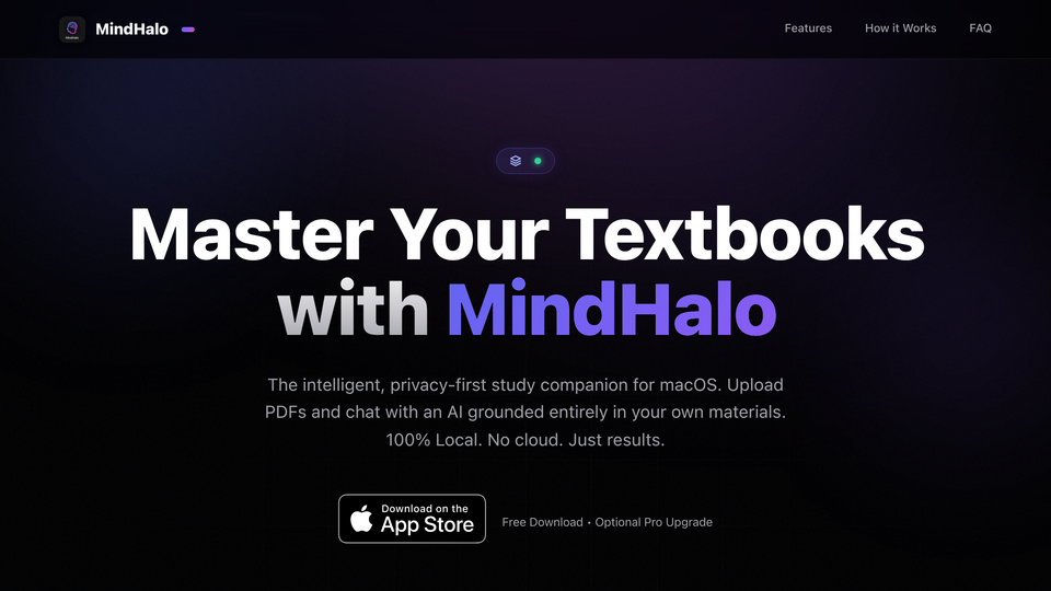 Screenshot of MindHalo