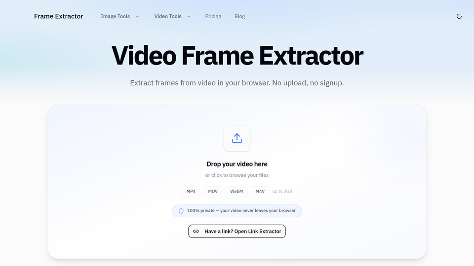 Screenshot of Frame Extractor