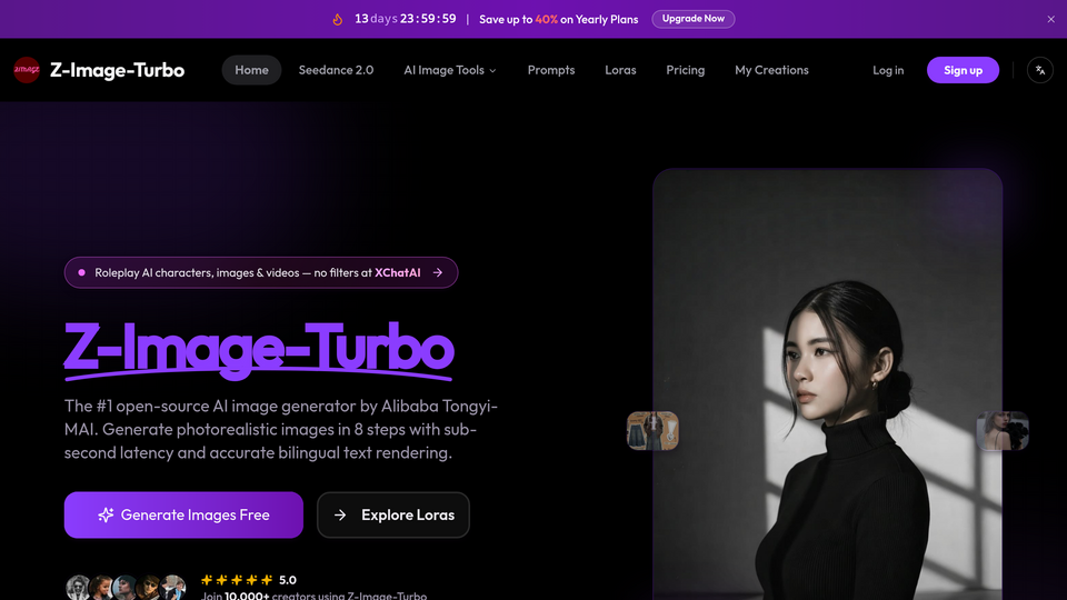 Screenshot of Z-Image-Turbo