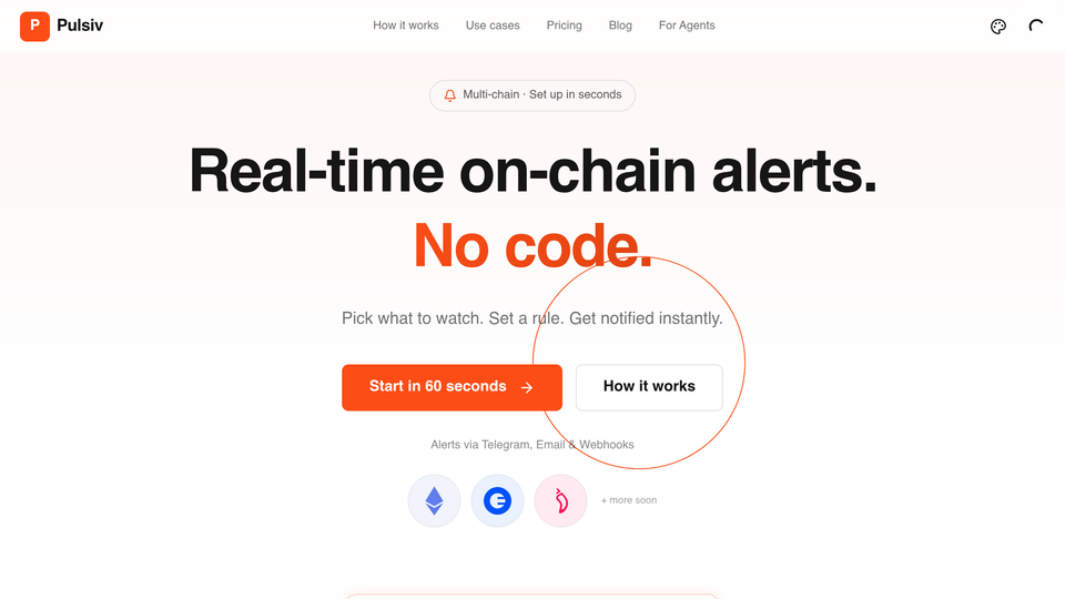 Screenshot of Pulsiv