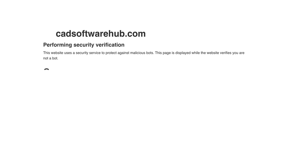 Screenshot of CAD Software Hub