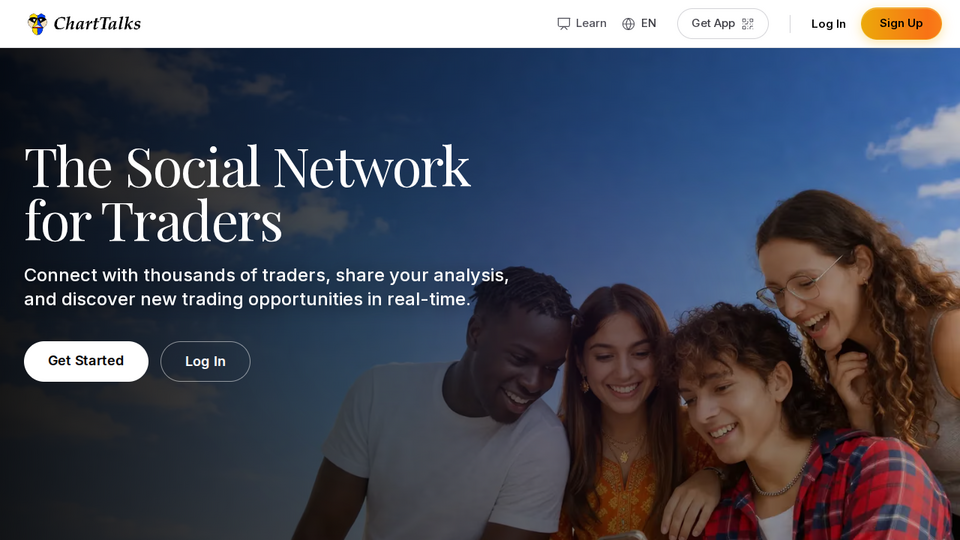 Screenshot of ChartTalks: Social Media