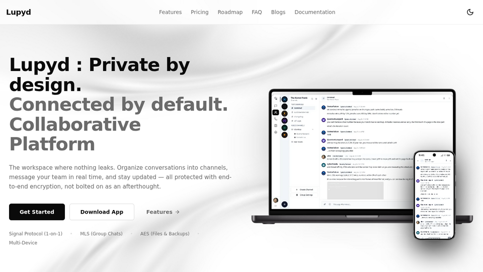 Screenshot of Lupyd
