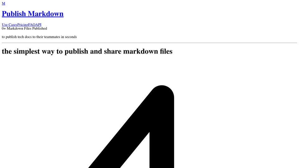 Screenshot of Publish Markdown