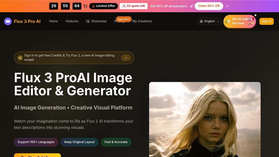 Screenshot of Flux 2