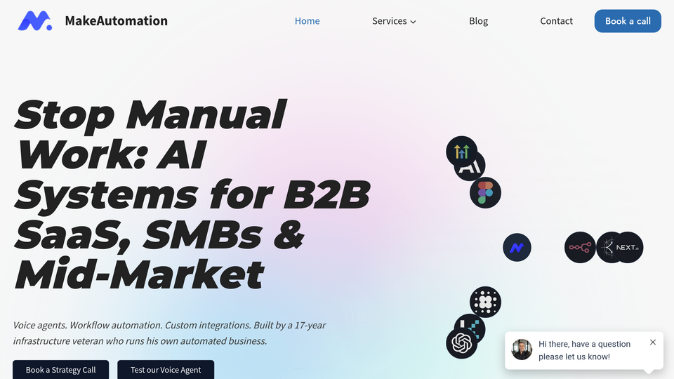 Screenshot of MakeAutomation
