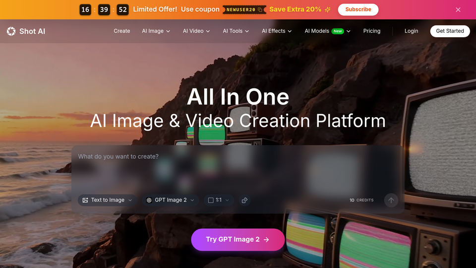 Screenshot of ShotAI