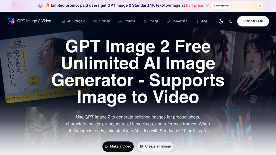 Screenshot of GPT Image 2 Video