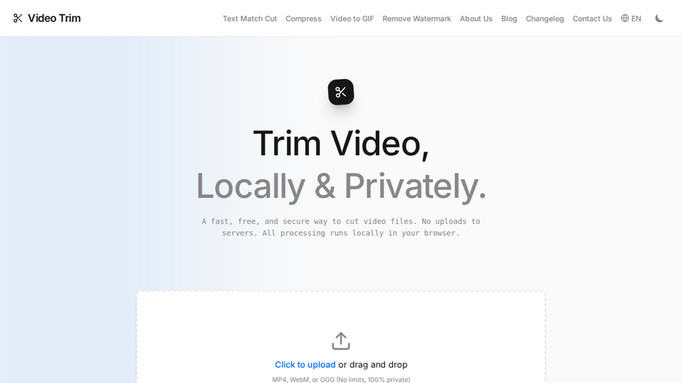 Screenshot of Video Trim
