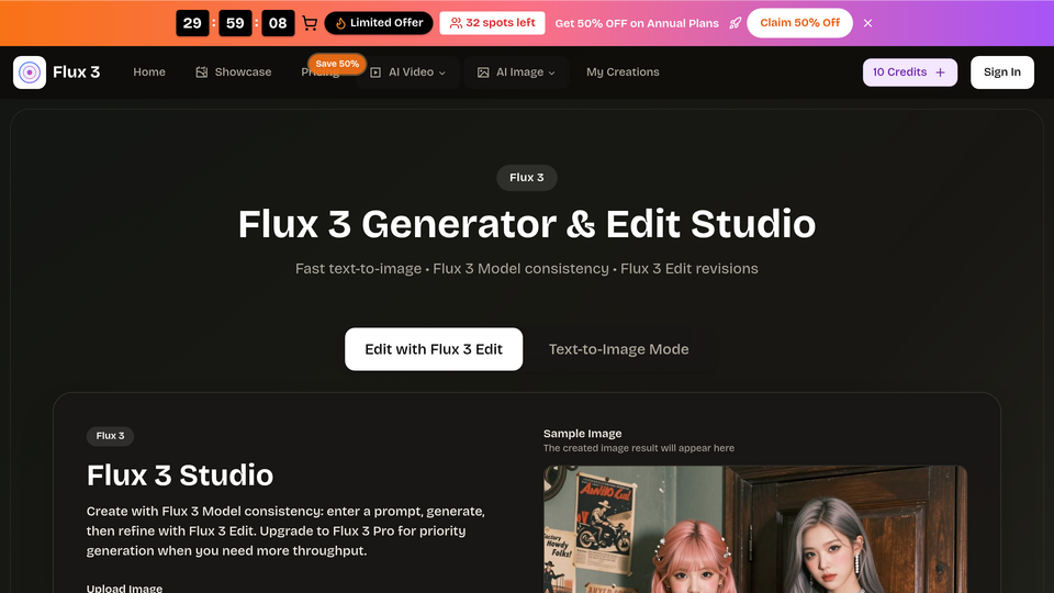 Screenshot of Flux 3