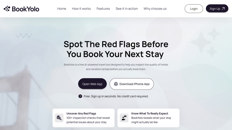 Screenshot of BookYolo