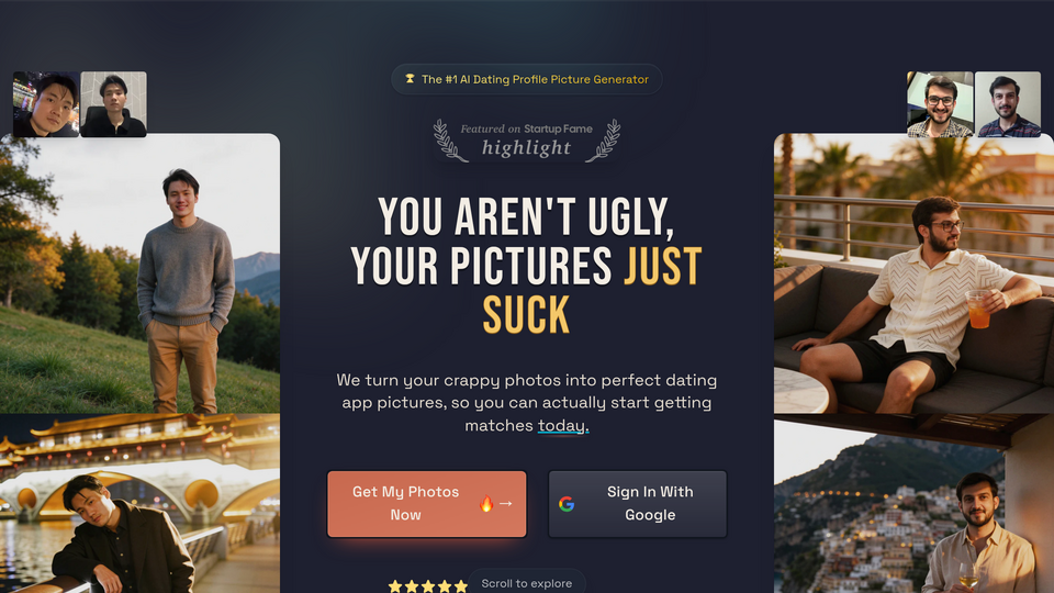 Screenshot of DatingShoot