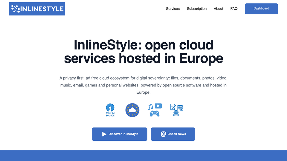 Screenshot of InlineStyle
