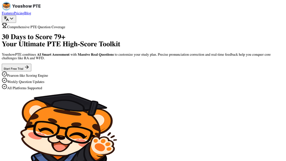 Screenshot of YoushowPTE
