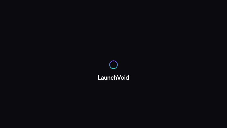 Screenshot of LaunchVoid