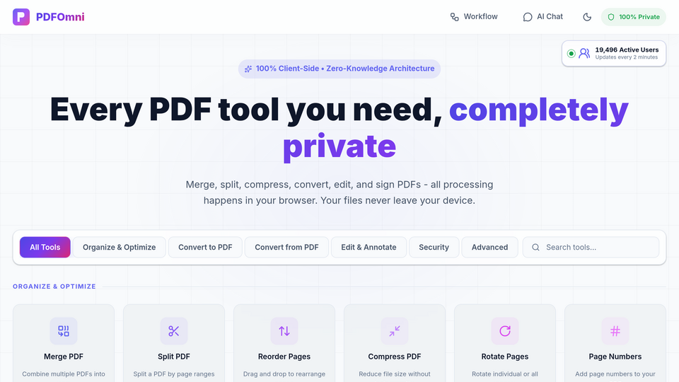 Screenshot of PDFOmni