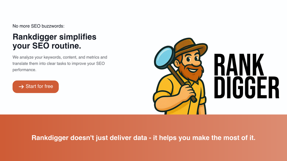 Screenshot of Rankdigger