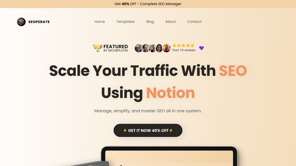 Screenshot of Complete SEO Manager