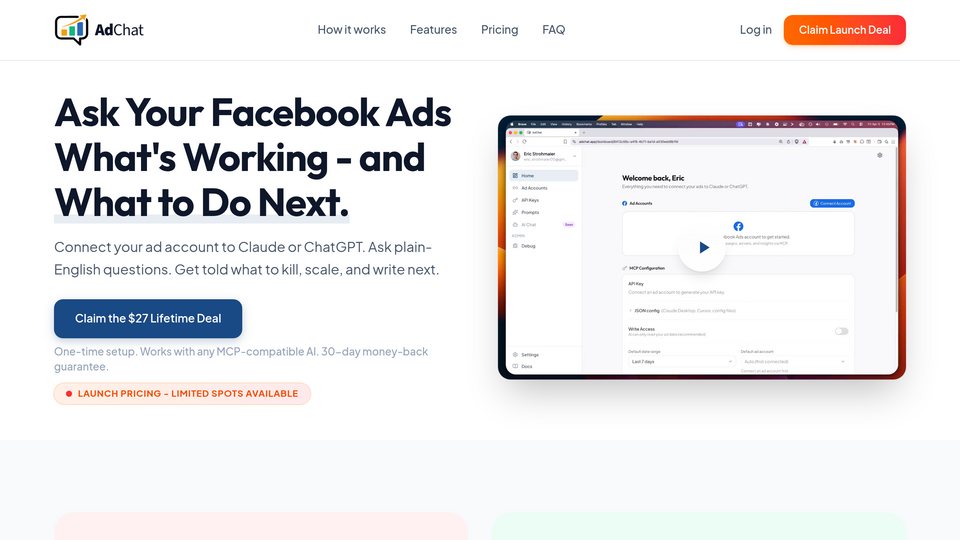 Screenshot of AdChat