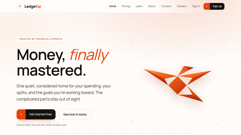 Screenshot of Ledgekar
