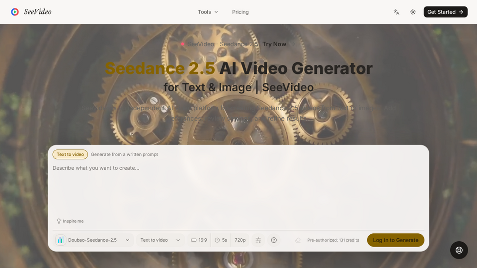 Screenshot of SeeVideo