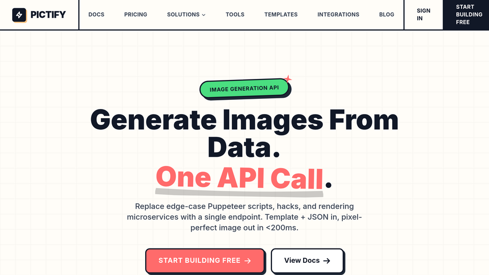 Screenshot of Pictify.io