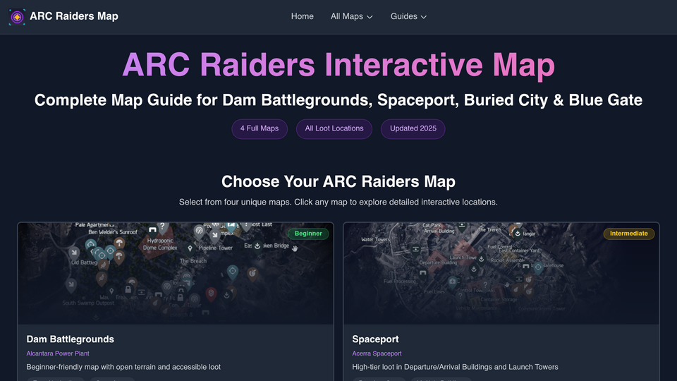 Screenshot of ARC Raiders Interactive