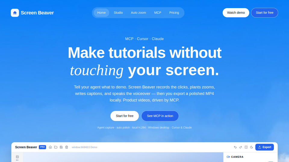 Screenshot of Screen Beaver