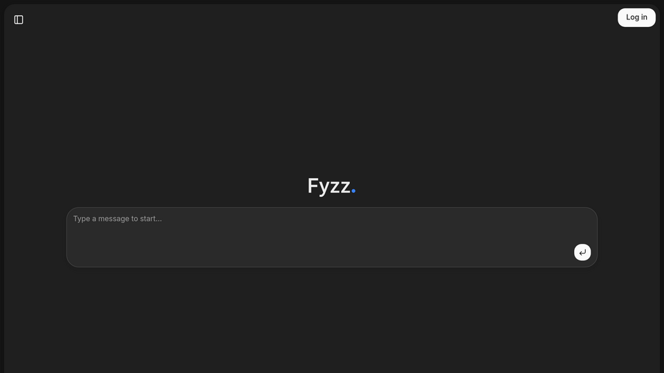 Screenshot of Fyzz Chat