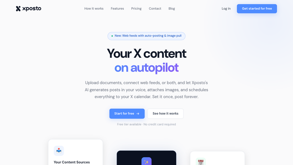 Screenshot of Xposto