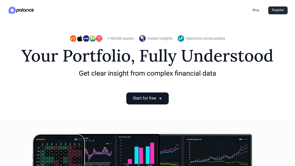 Screenshot of Palance