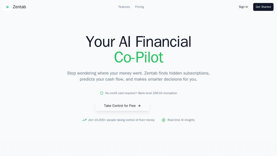 Screenshot of ZenTab