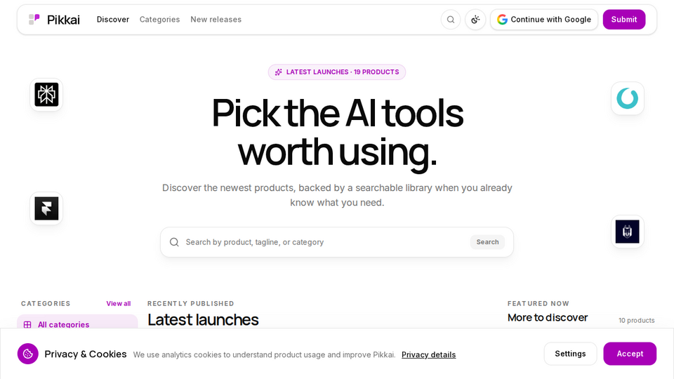 Screenshot of Pikkai