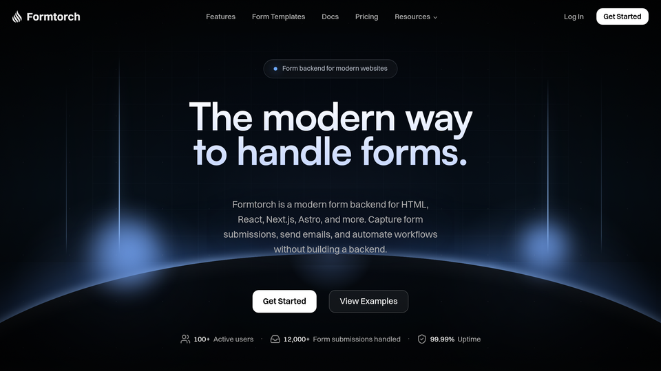 Screenshot of Formtorch