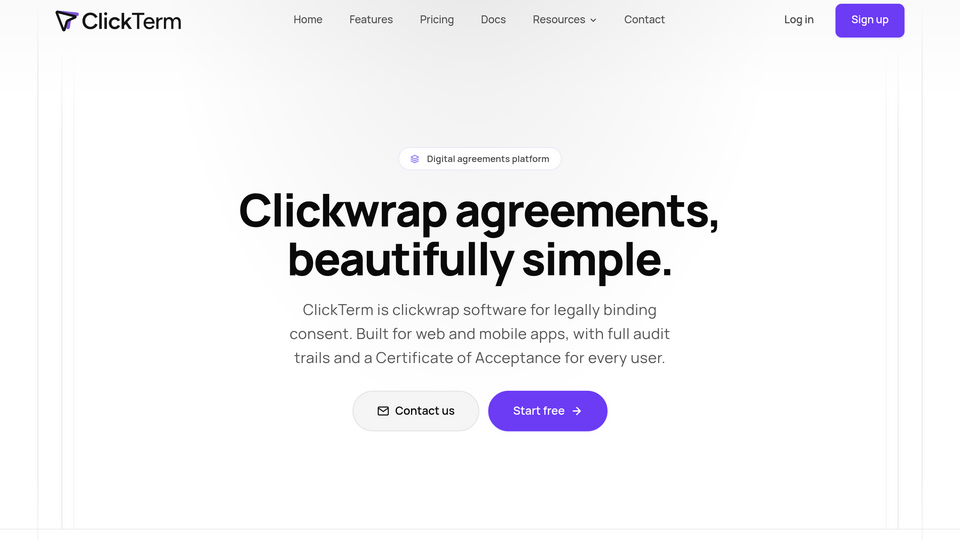Screenshot of ClickTerm
