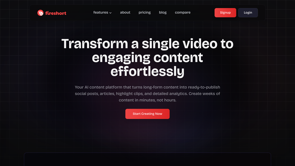 Screenshot of Fireshort