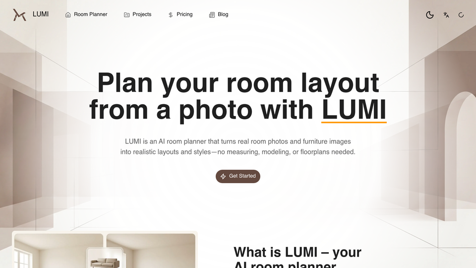 Screenshot of LUMI