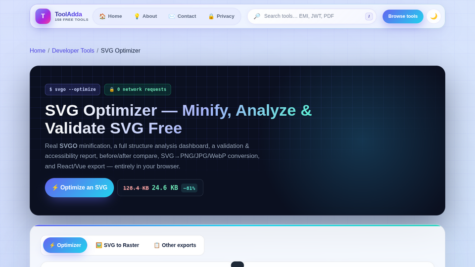 Screenshot of SVG Optimizer