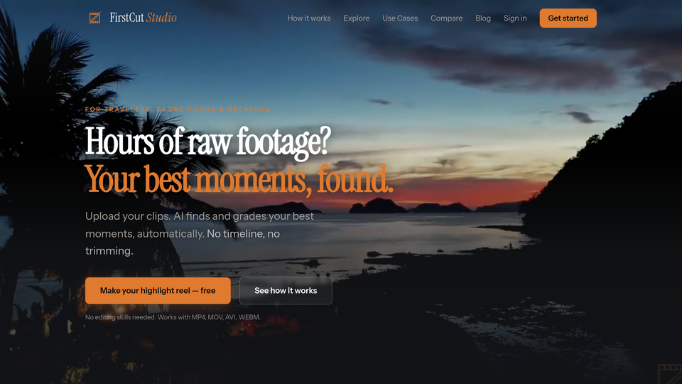 Screenshot of FirstCut