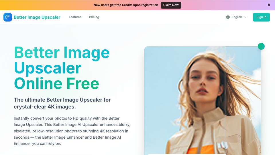 Screenshot of Better Image