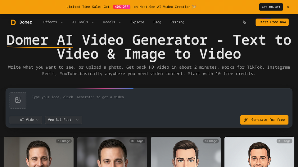 Screenshot of Domer