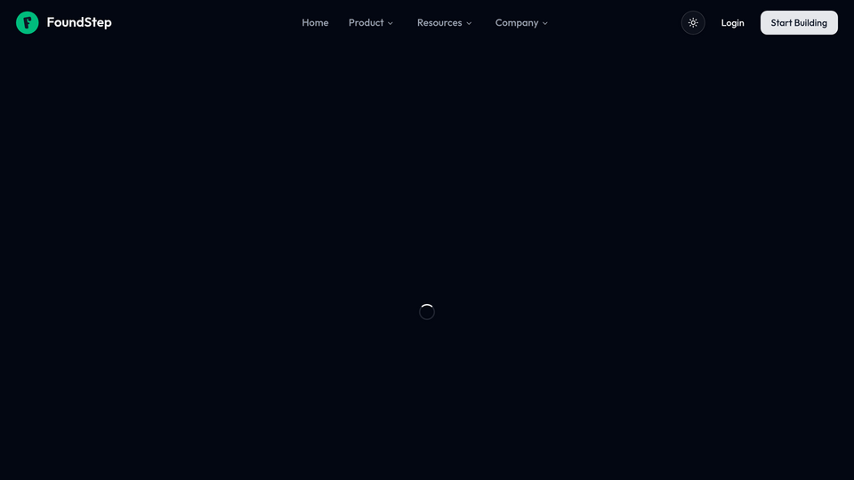 Screenshot of FoundStep